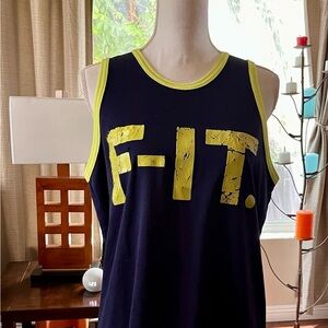 Tank Top “F-IT”  .. 17 Inches From Pit To Pit And 28 Inches Long.